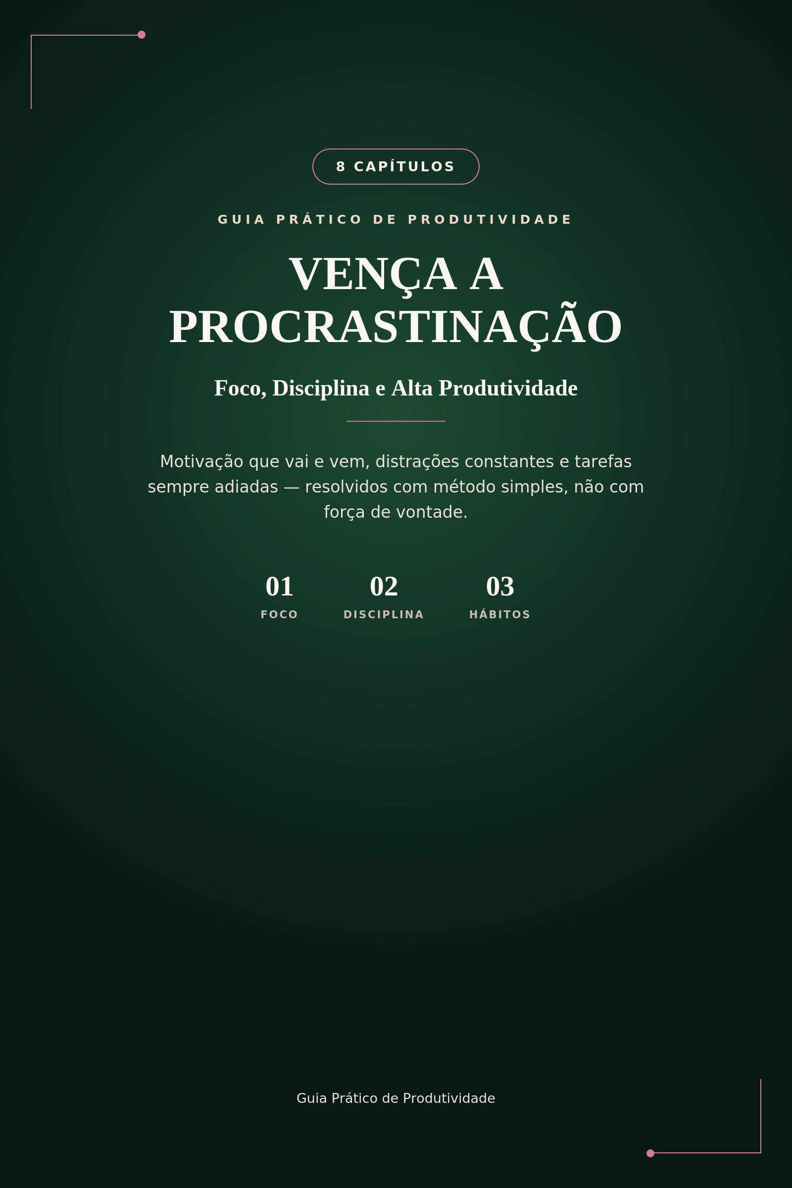 Capa do ebook Vença a Procrastinação